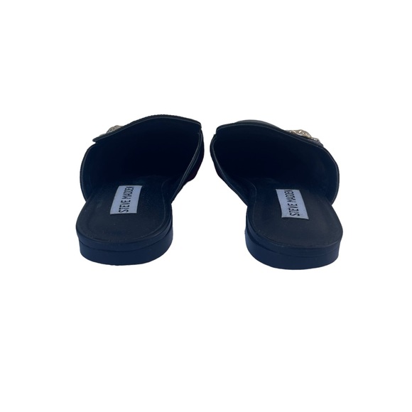 Steve Madden Black Karisma Leather Slip-On Mules - Picture 3 of 7